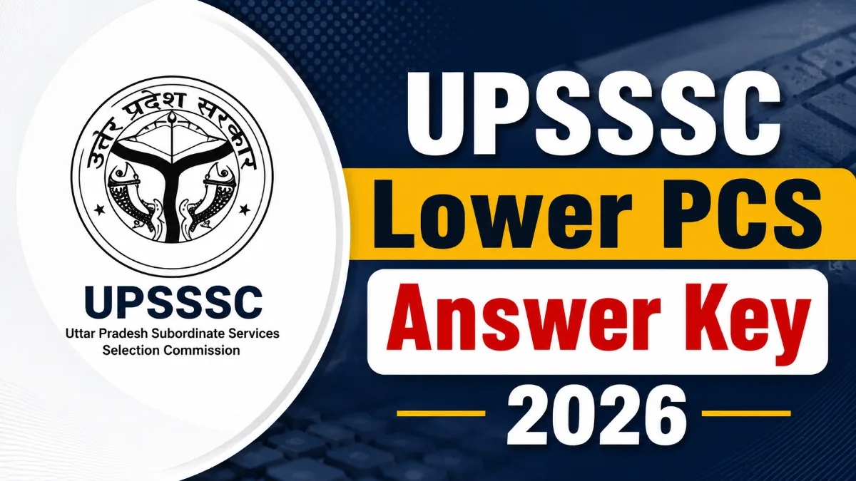 UPSSSC Lower PCS Answer Key 2026