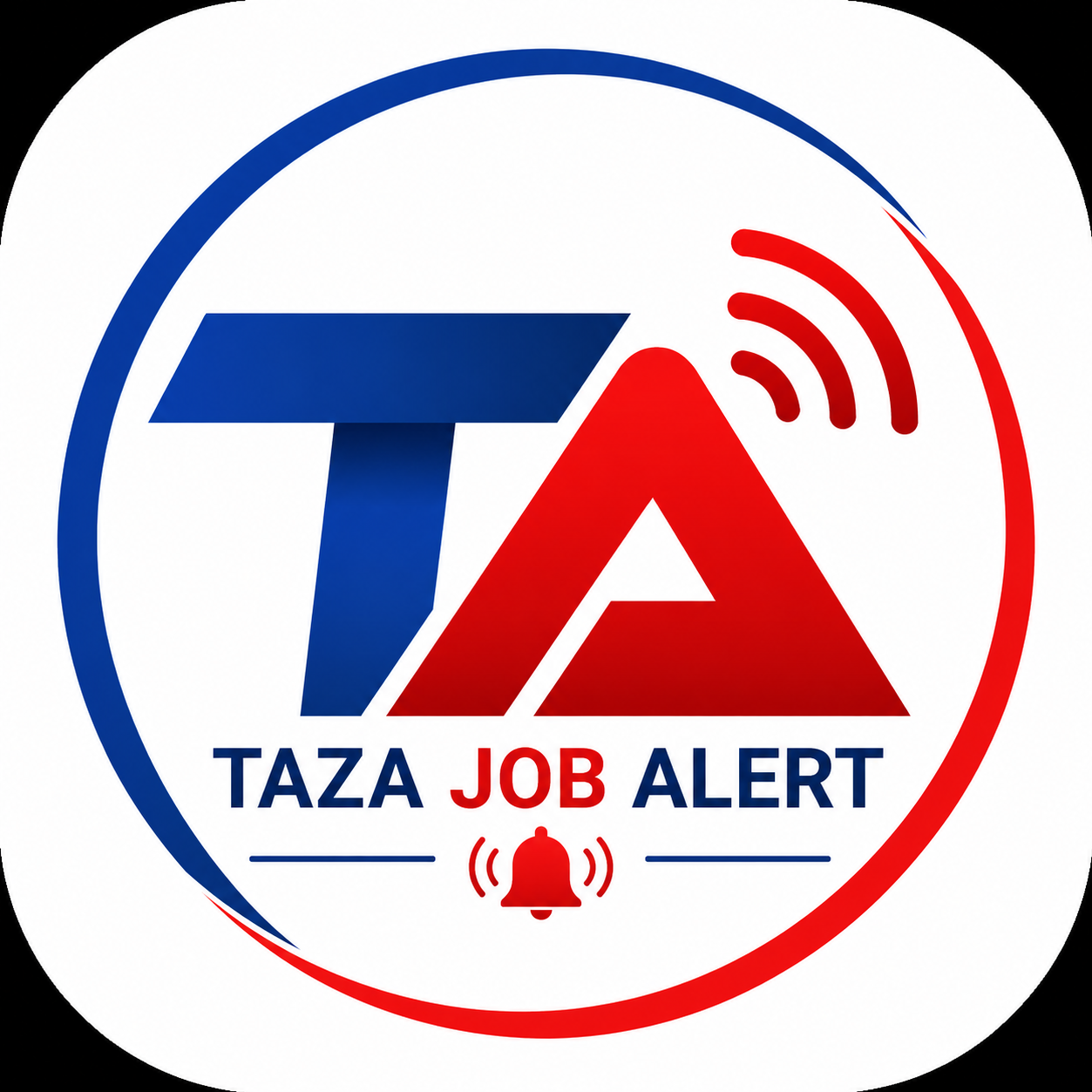 Alt Text: Taza Job Alert Logo