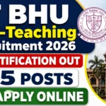IIT BHU Non-Teaching Recruitment 2026 Notification OUT for 55 Posts Apply Online